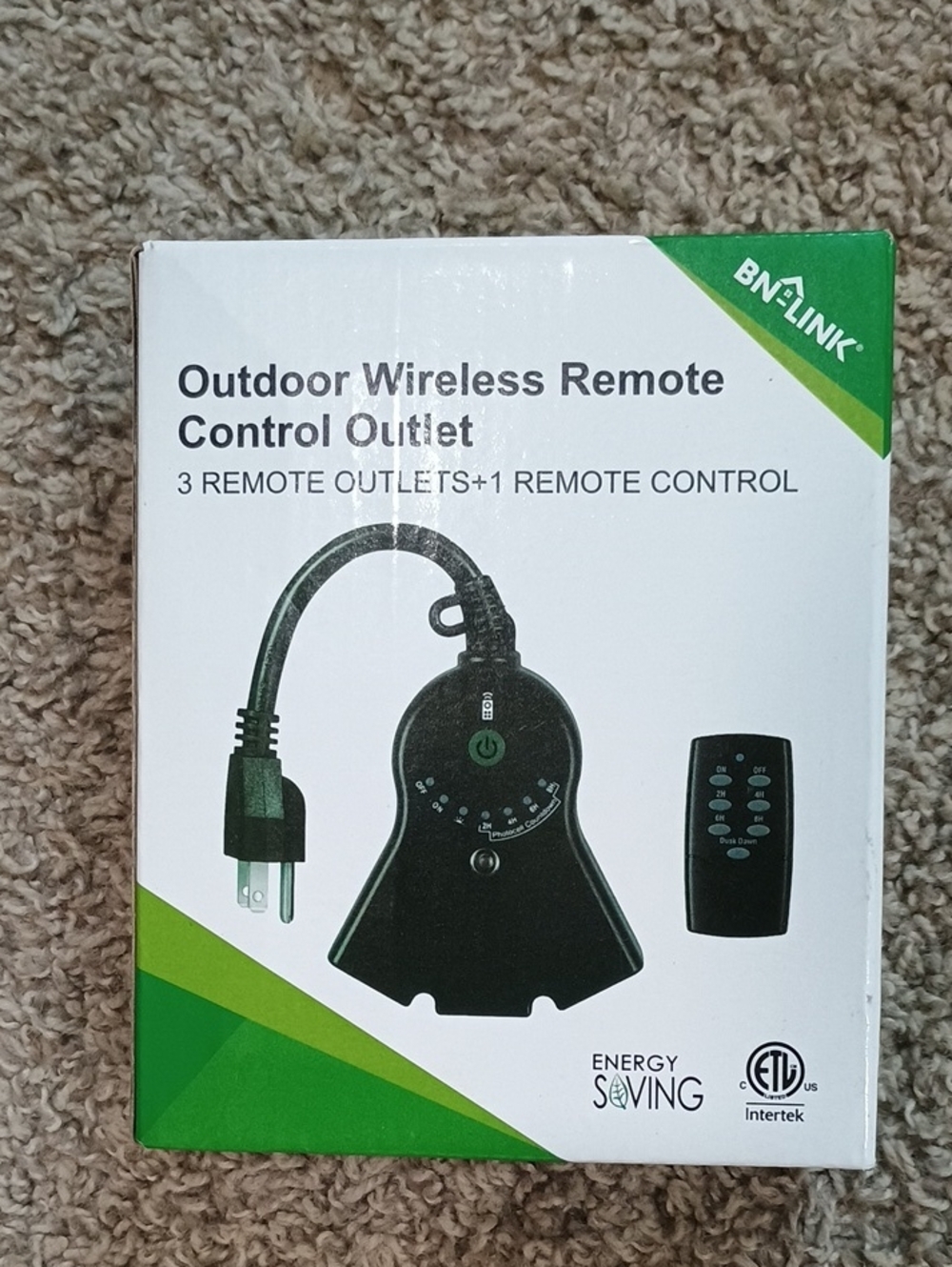 BN-LINK Outdoor Wireless Remote Control Outlet